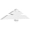 Ekena Millwork Redmond Architectural Grade PVC Gable Bracket, 60"W x 15"H x 4"D x 6"F, 6/12 Pitch GBP060X15X0406RED00 - alternate 1